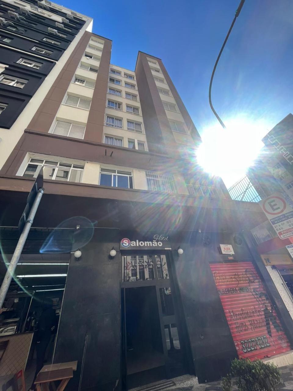 Hotel Salomao - Proximo A 25 De Marco, Bom Retiro, Bras E Rua Santa Efigenia, A 2 Minutos Do Mirante Sampa Sky E Pista De Skate Anhangabau Sao Paulo Bagian luar foto
